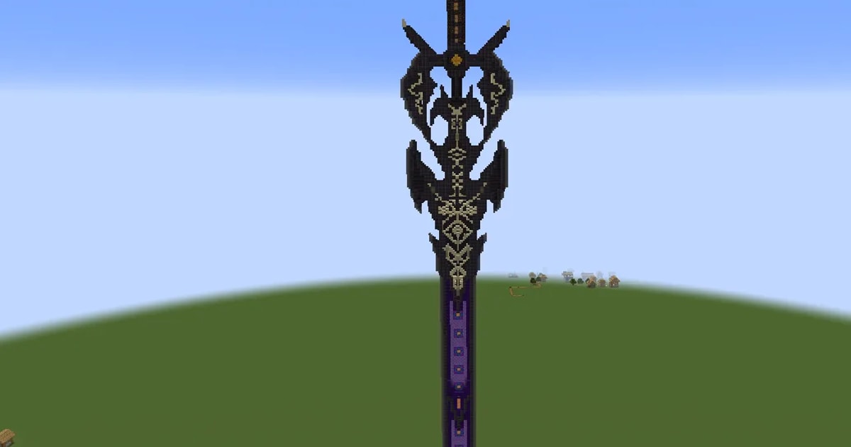 Sword build Minecraft Schematic | donut.build