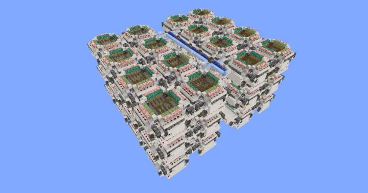 bone meal farm Minecraft Schematic | donut.build