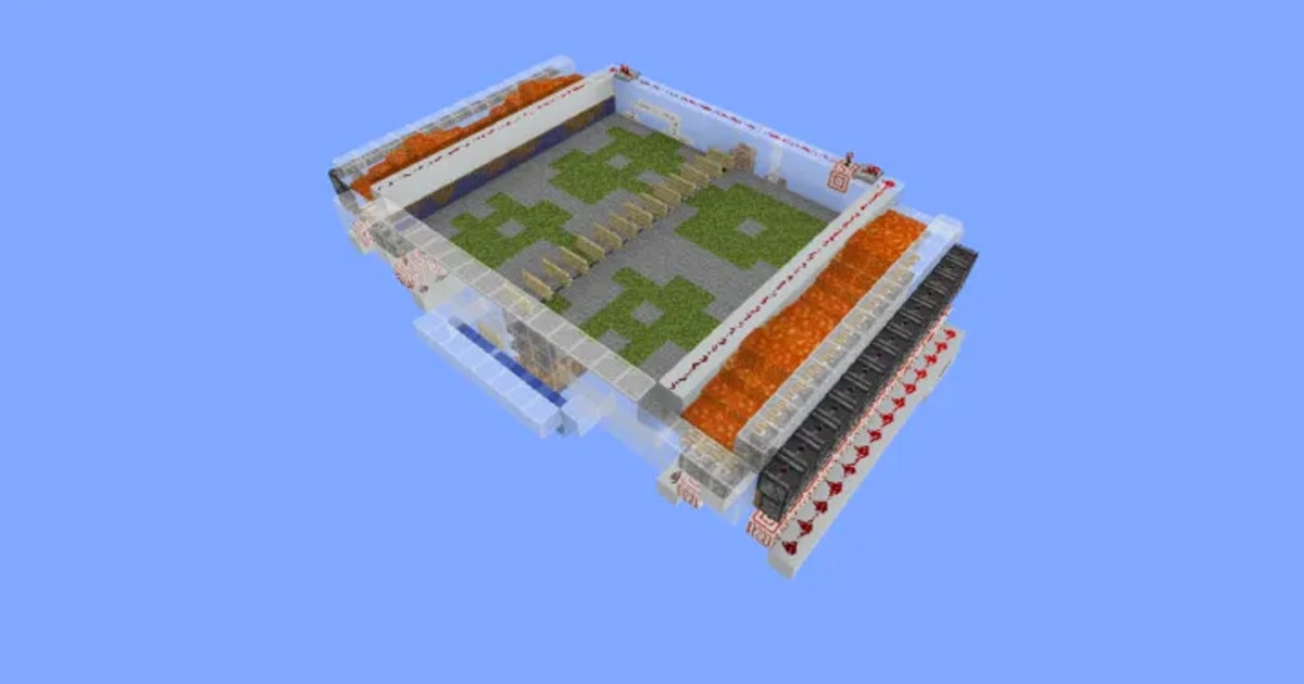 Bone meal farm mid Minecraft Schematic | donut.build