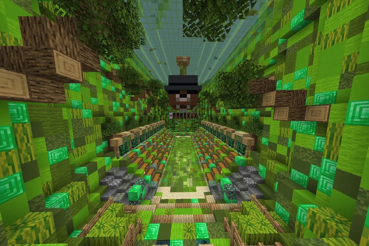 Farex's Green Stash Minecraft Schematic | donut.build
