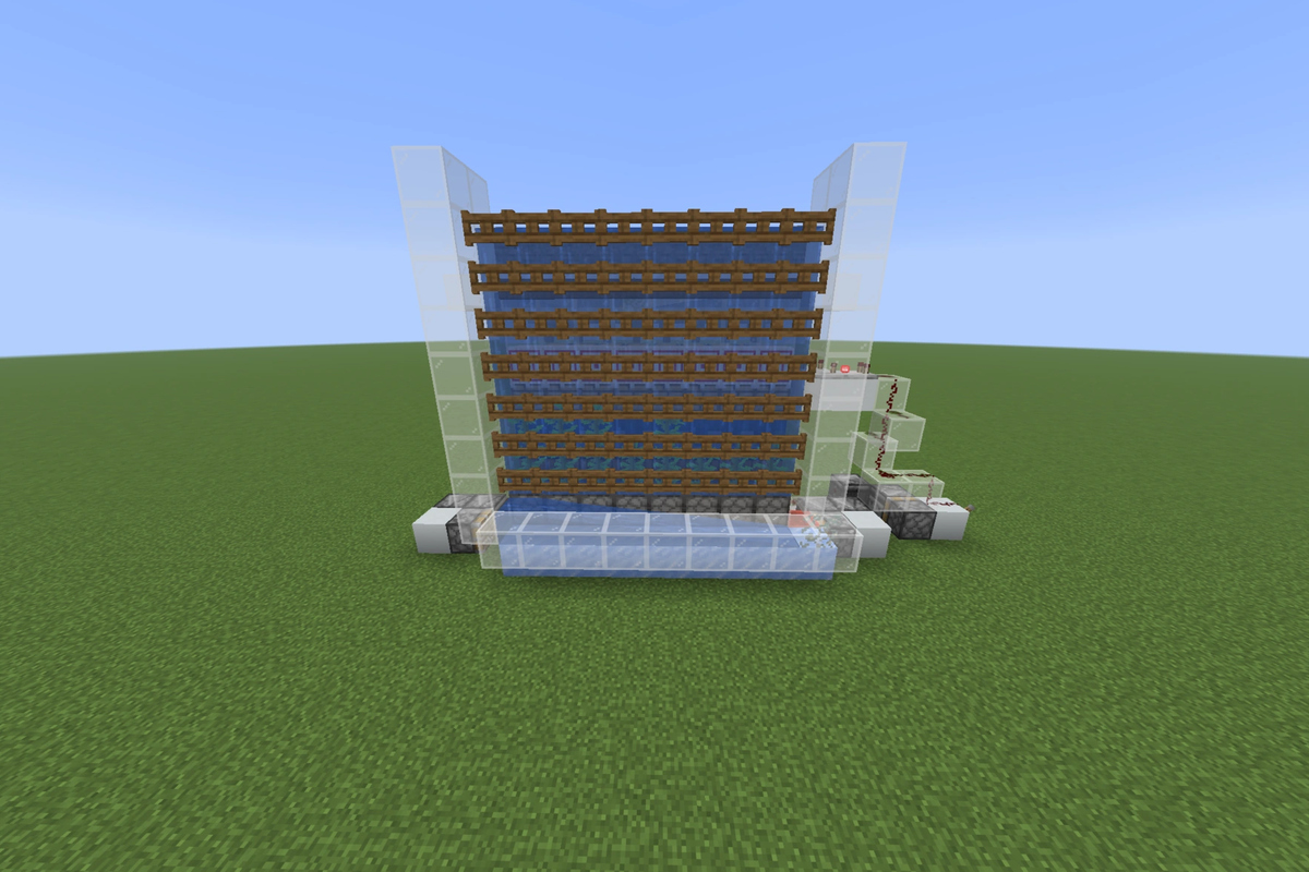 Beginner Kelp Farm Minecraft Schematic | donut.build