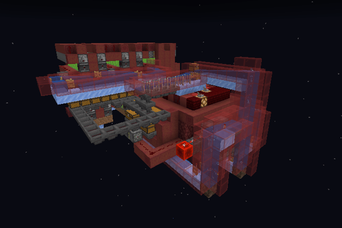 Minecraft Rafter Build Seazy x Shy Rocket Crafter V1 Minecraft Schematic | donut.build