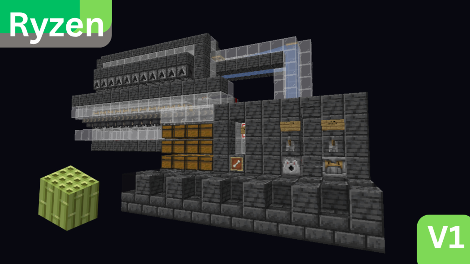 Ryzen V1 - Bamboo Farm (RelxMC/DonutSMP) image 1