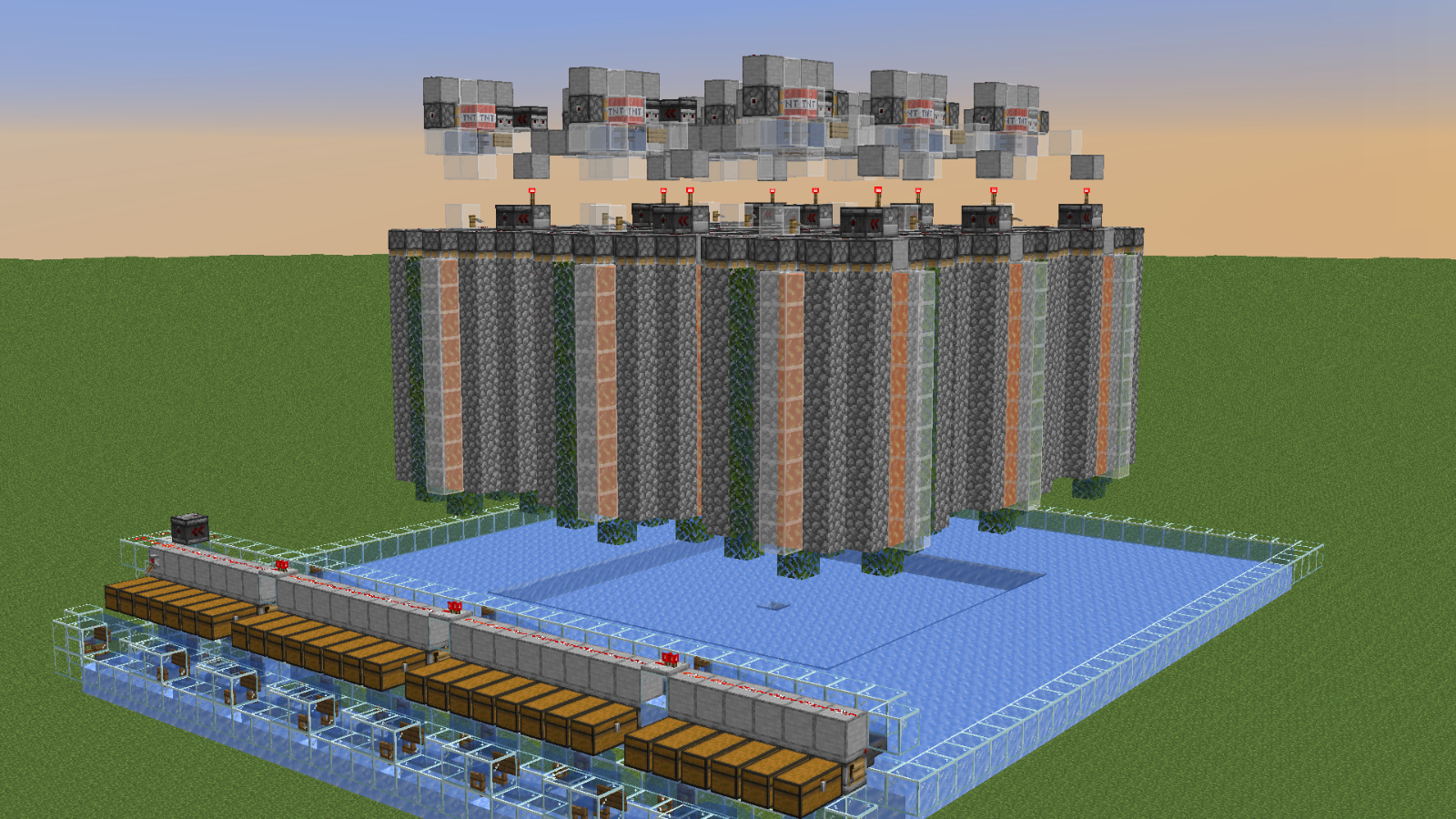 Tree Gaming Cobblestone Wall Farm image 2