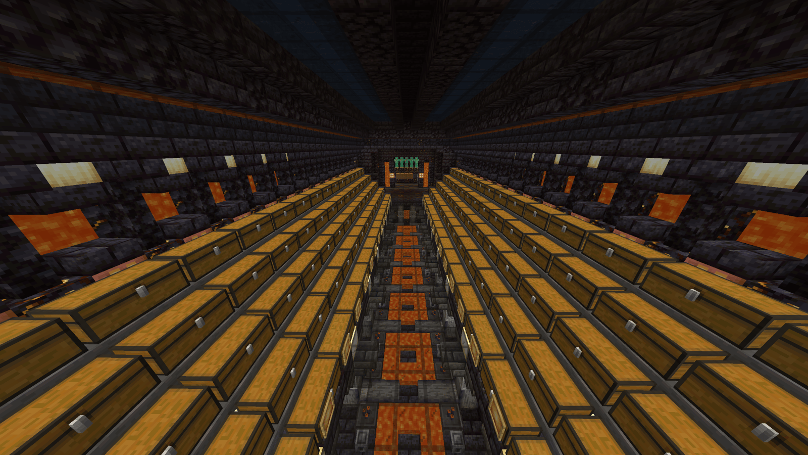 DrDonut Mega Nether Storage Stash Minecraft Schematic Donut build