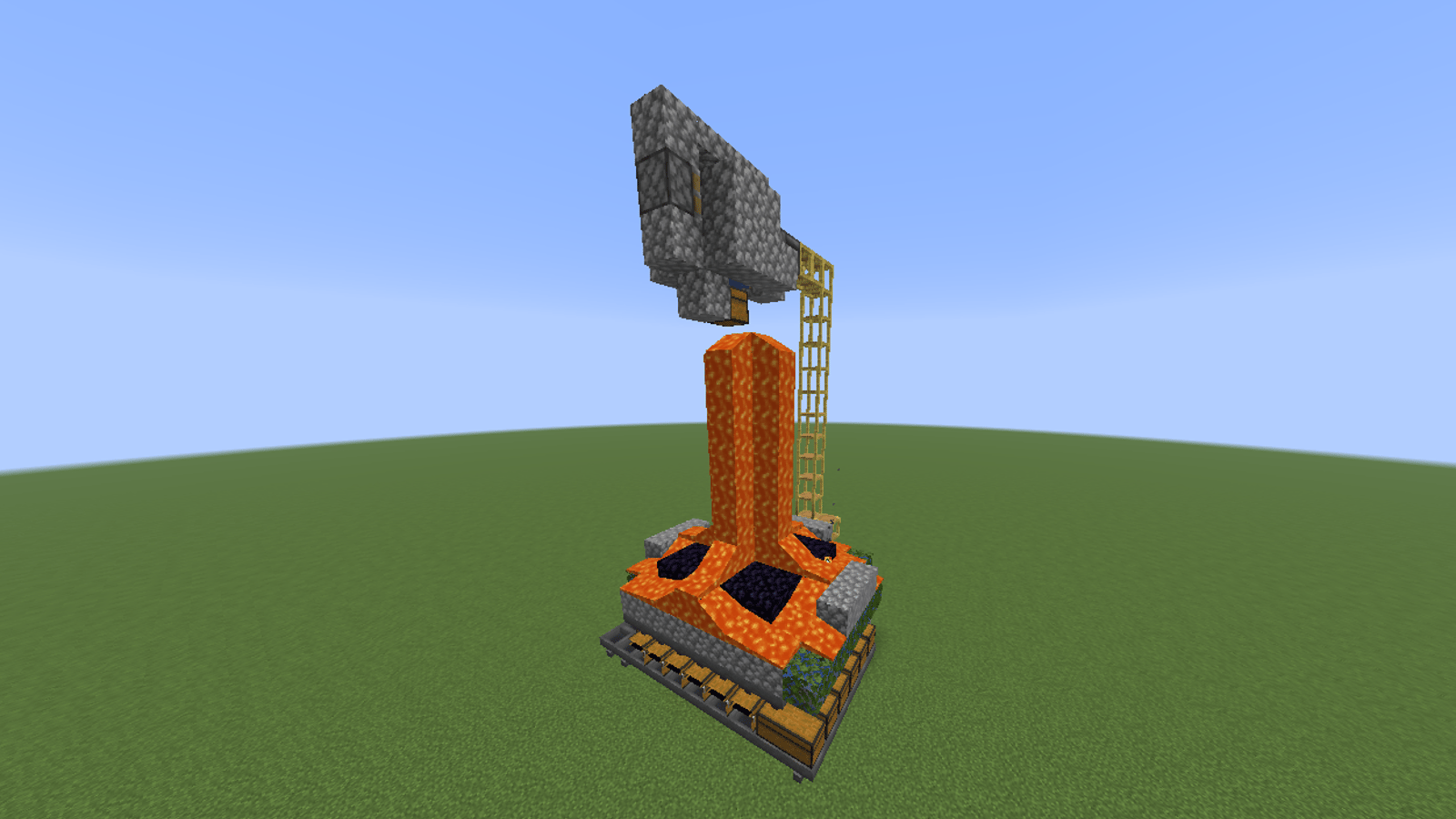 Greyysen's 1 Lava Source Cobblestone Farm image 1