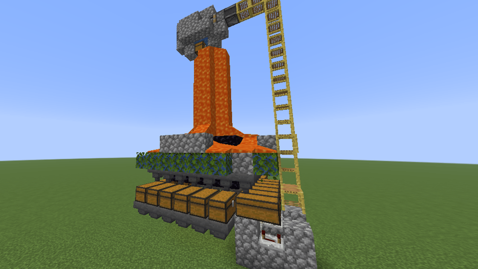 Greyysen's 1 Lava Source Cobblestone Farm image 2