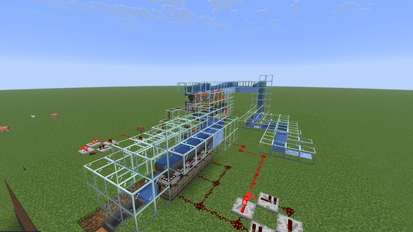 Super Efficient Rose farm WITH REDSTONE CLOCKS!!, (small fixes)!! image 1