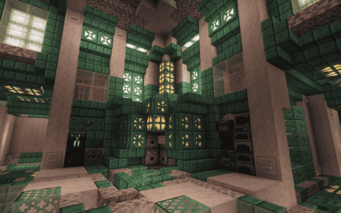 white and green base for donut smp. designed by (gamblingzaz) thumbnail